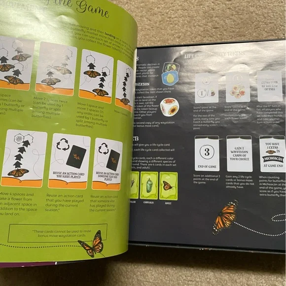 Mariposas Board Game with Butterfly Design - Picture 4 of 7